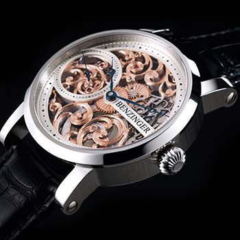 Benzinger Uhr  3/4 Skelett Define