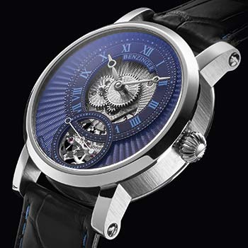 Benzinger Uhr Subscription 4 blue