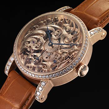 Benzinger Uhr Skelett Diamant Unikat