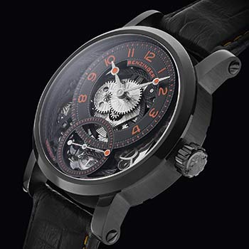 Benzinger Uhr Subscription Black Orange