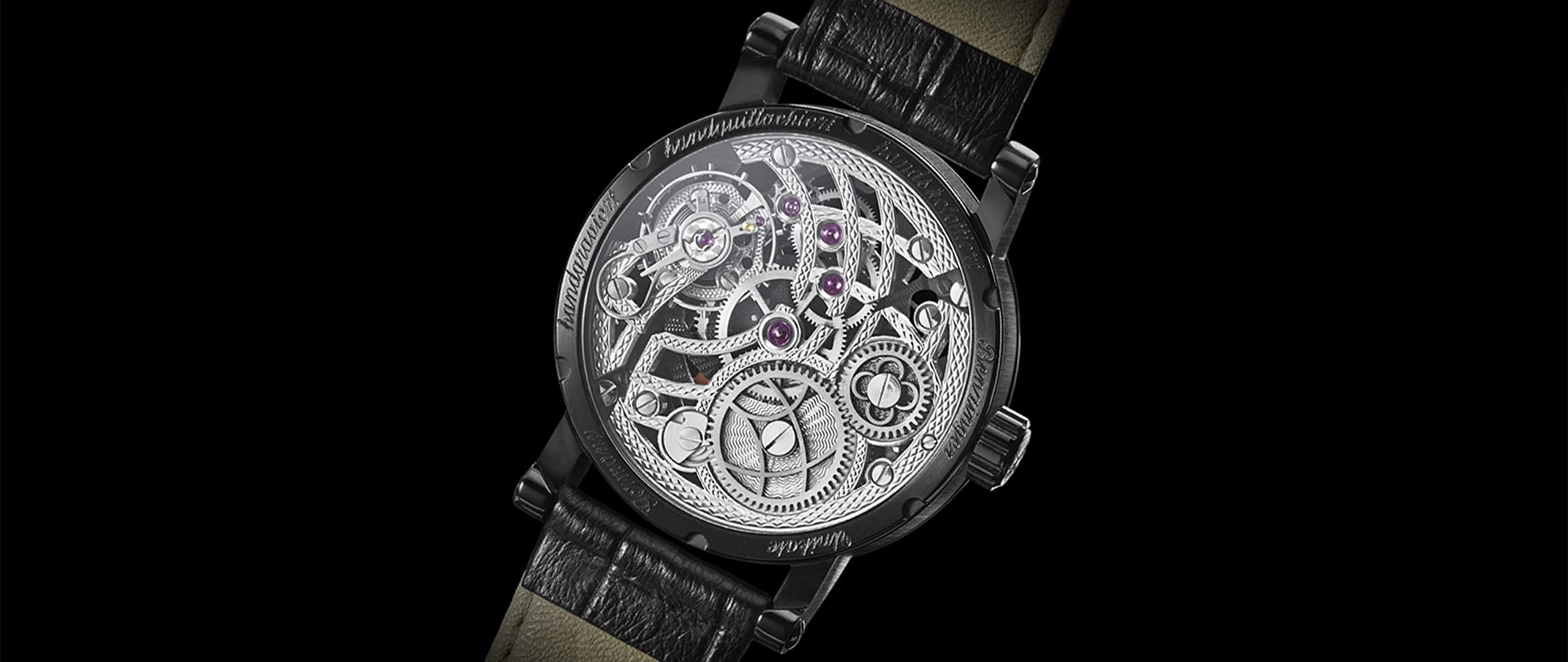 Benzinger Uhr Subskription Black Orange