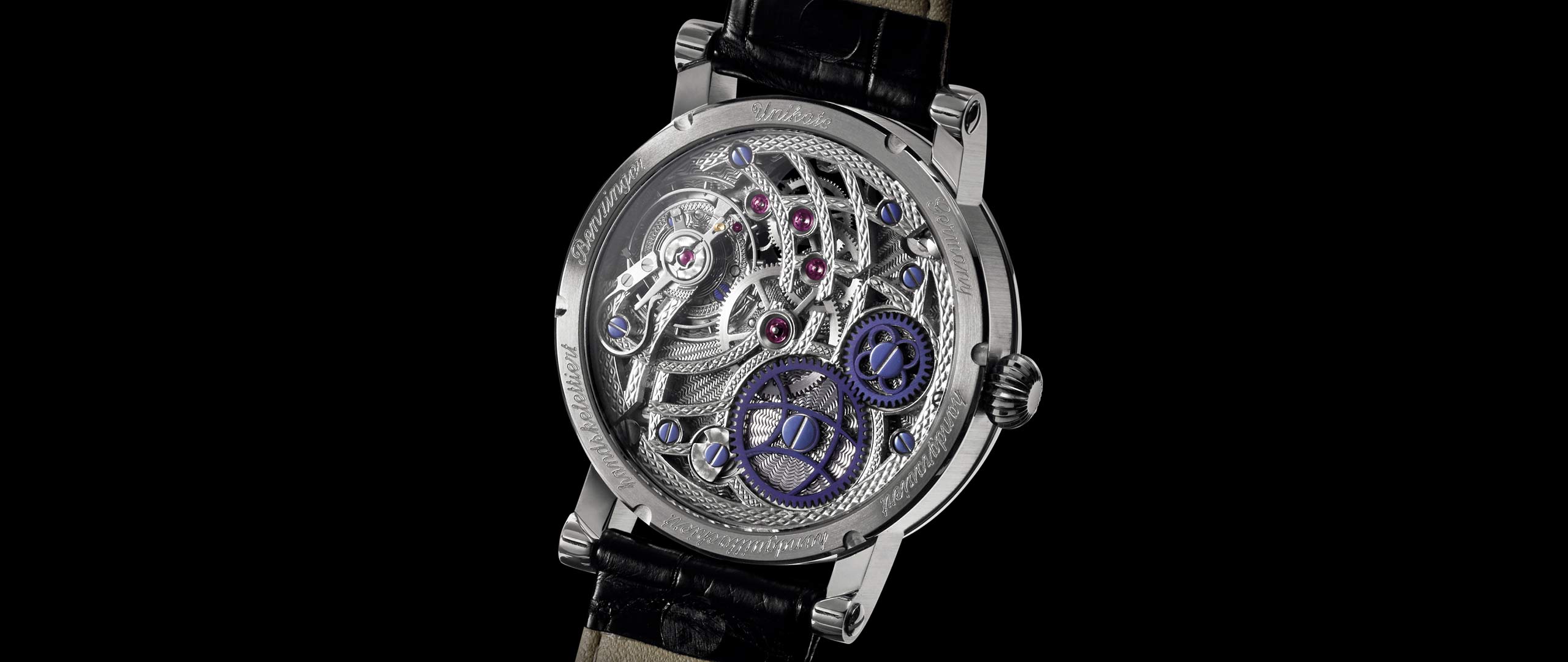 Benzinger Uhr Subskription Silver Blue