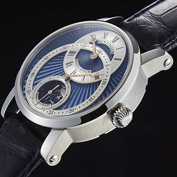 Benzinger Uhr Regulateur ZB Blau