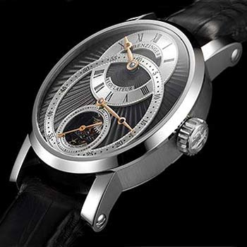 Benzinger Uhr Regulateur Schwarz