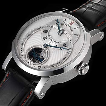 Benzinger Uhr Regulateur ZB Blau