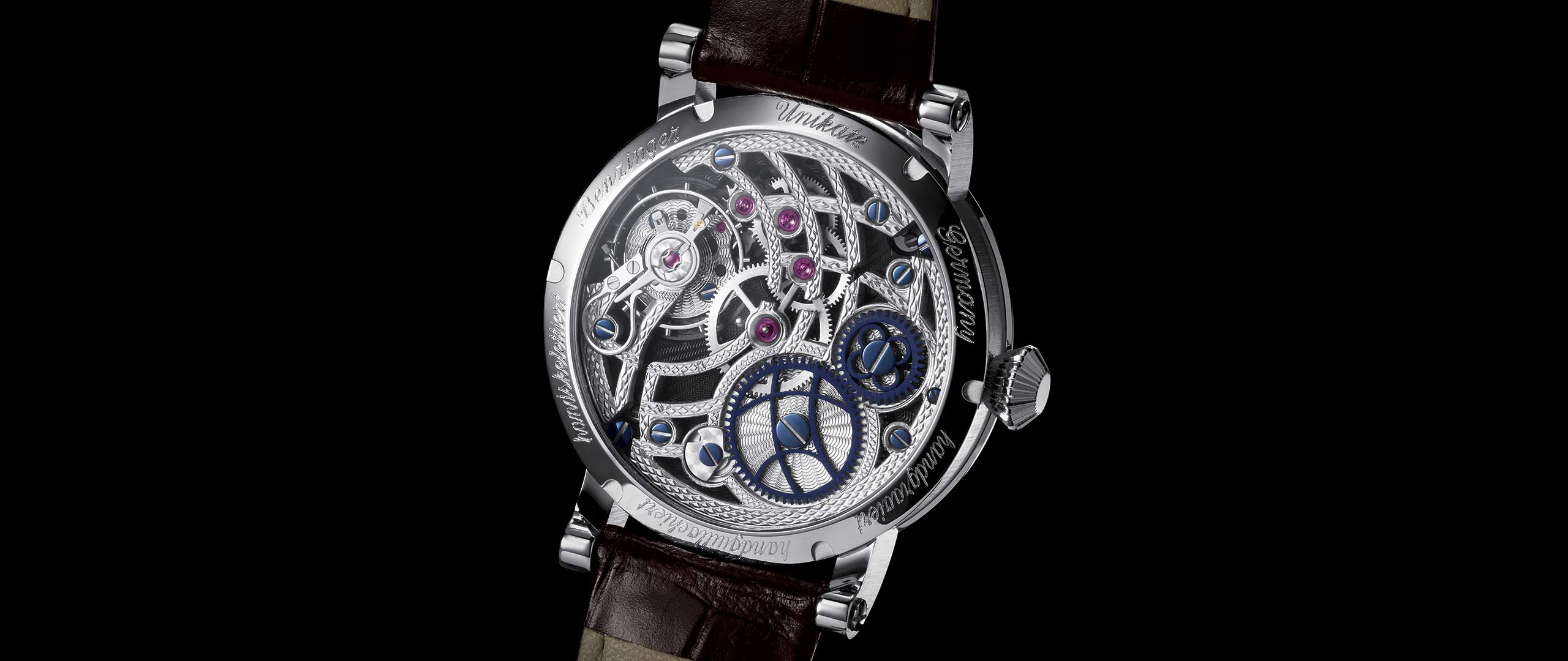 Benzinger Uhr Subskription 3 ArtDeco Rückseite