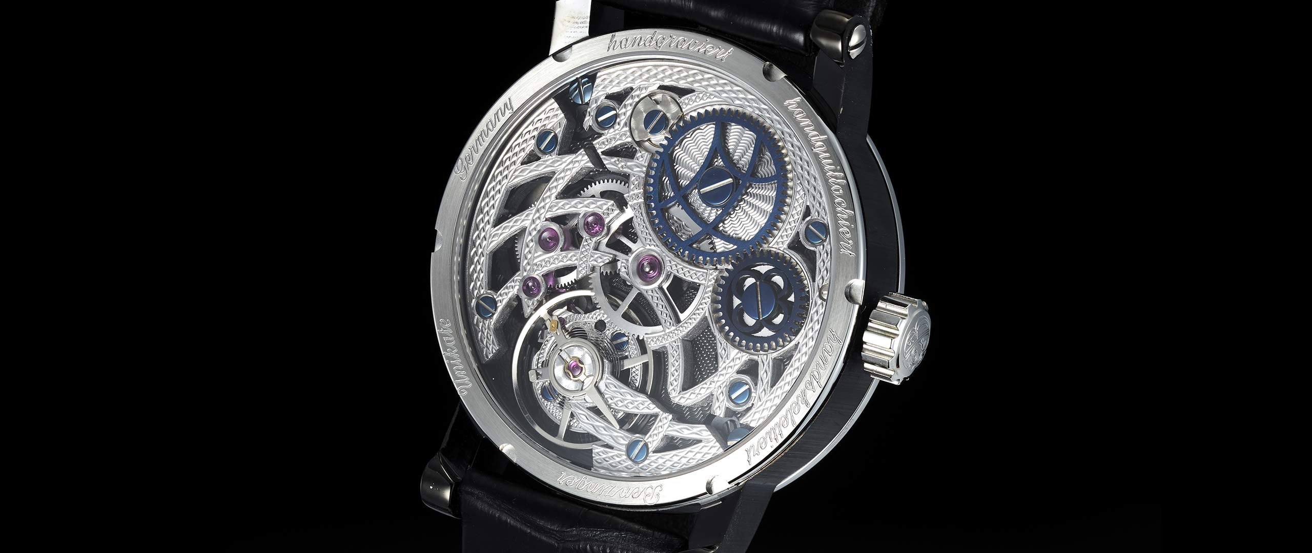 Benzinger Uhr Subskription 8 Reverse Black
